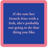 French Fries Drink Coaster